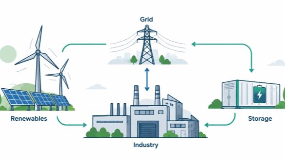 From Industry Needs to Sustainable Energy Systems